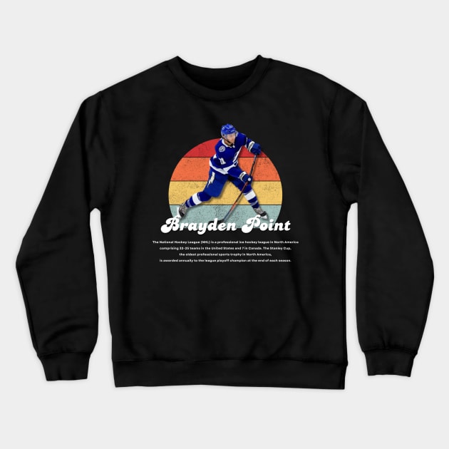 Brayden Point Vintage Vol 01 Crewneck Sweatshirt by Gojes Art